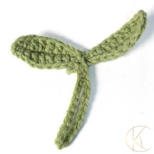 Crochet Leaf sprouts Set (3)