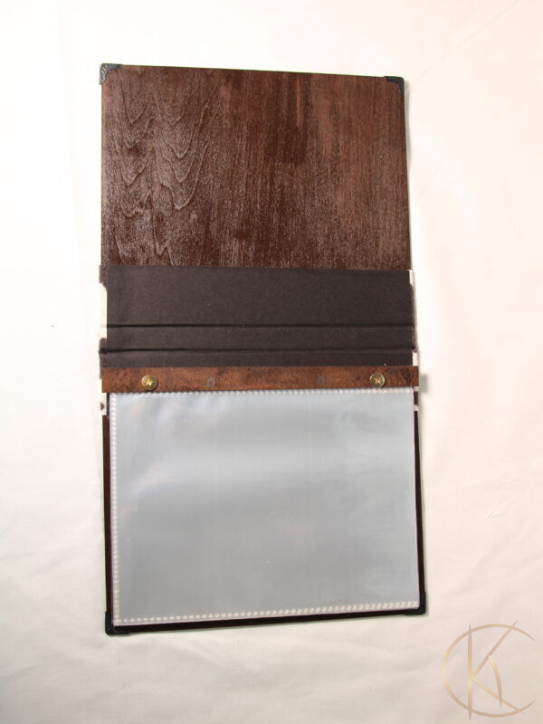 Wooden Photo album with Cow print accessoires - Image 5