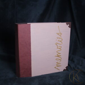 Handmade wooden photo album "Memories"